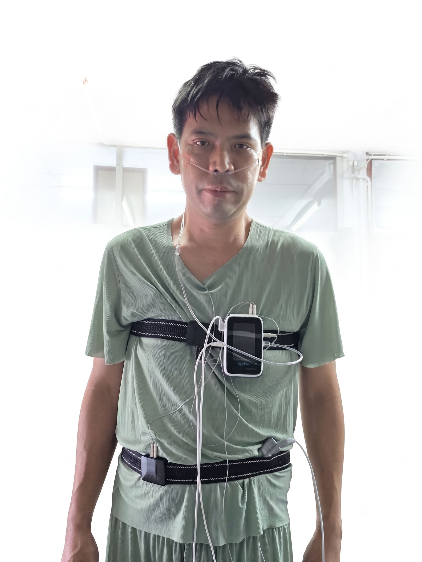 Type 2 home polysomnography device — comprehensive portable PSG with multiple channels